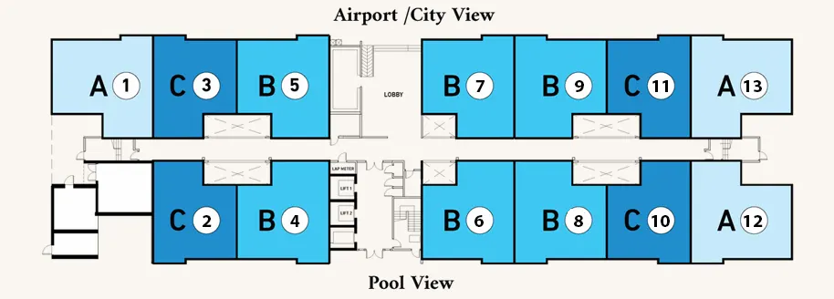 Ground floor layout plan for Santorini @ Botani Ipoh