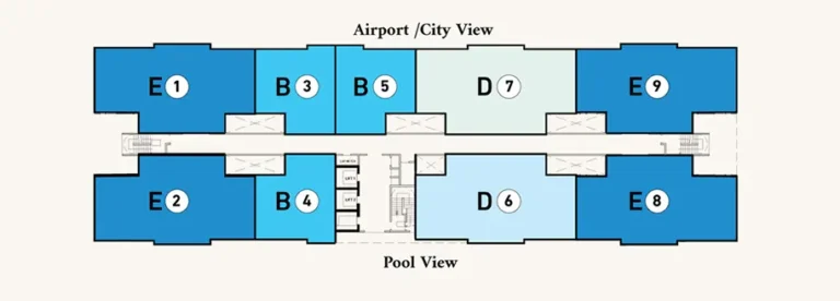 25th floor layout plan for Santorini @ Botani Ipoh