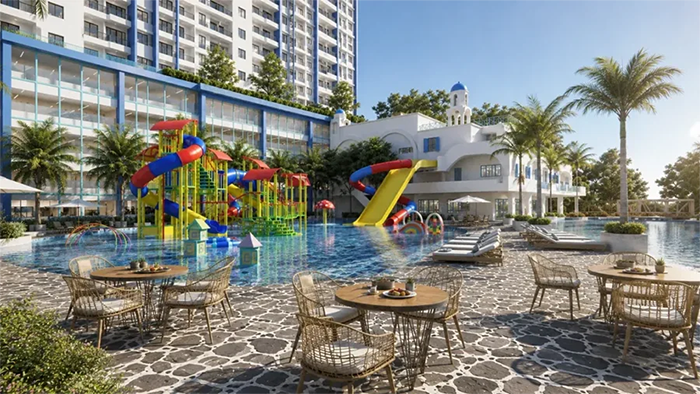 Santorini @ Botani Ipoh resort pool experience
