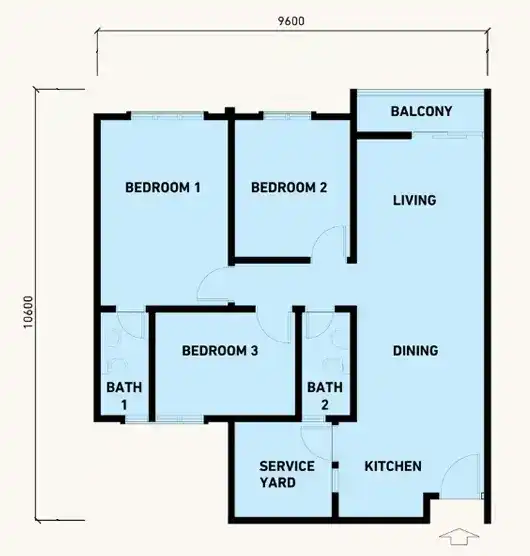 Type A floor layout
