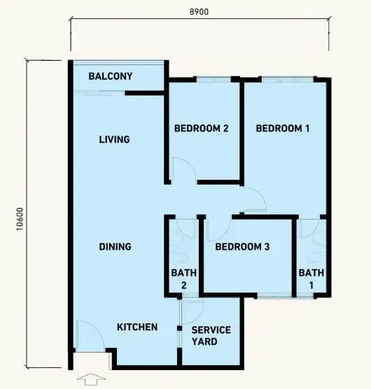 Type C floor layout