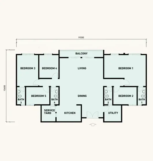Type D floor layout